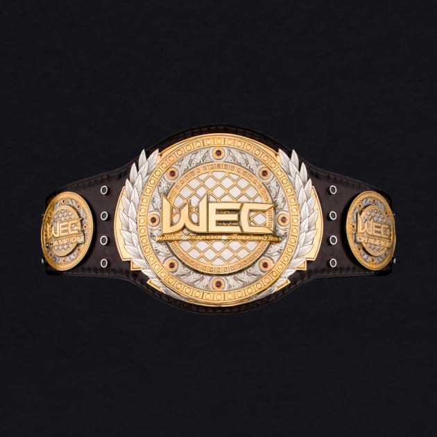 WEC Champion Belt by FightIsRight